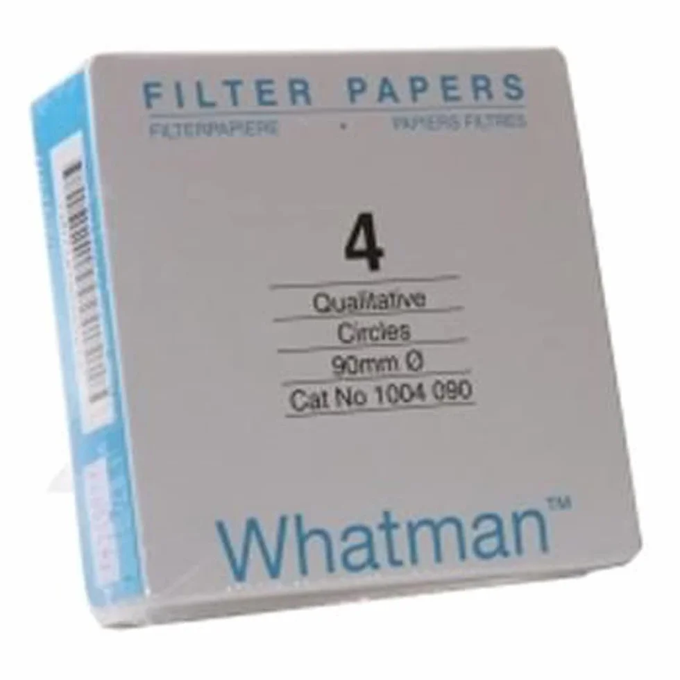 Whatman 1004-150 ilościowe koła papieru filtracyjnego, 20-25 mikronów, 3,7 s/100 ml/mkw, stopień 4, średnica 150 mm (opakowanie 100 szt.)