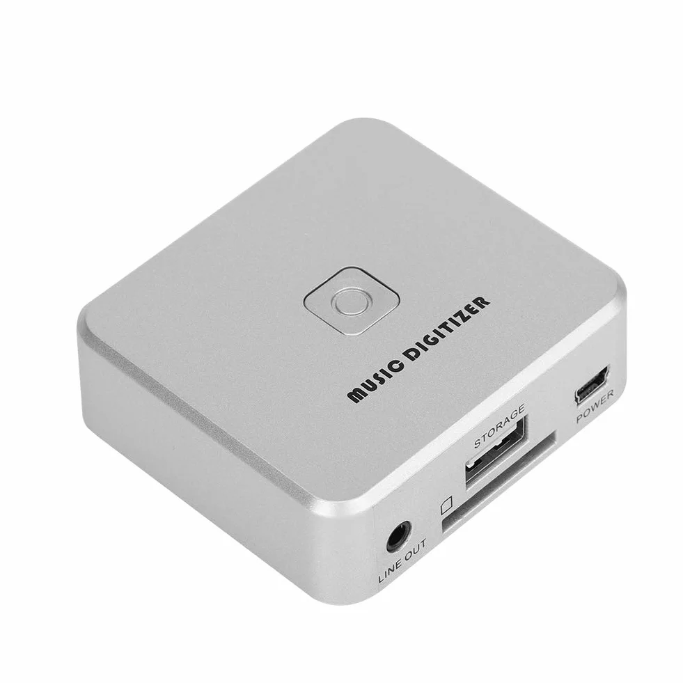 Tangxi Digitizer muzyki MP3, nagrywarka CD, 3,5 mm konwerter audio i cinch L R MP3, 128 Kb/s, urządzenie do nagrywania muzyki i audio z pilotem zdalnego sterowania (obsługuje U-Disk/kartę SD)