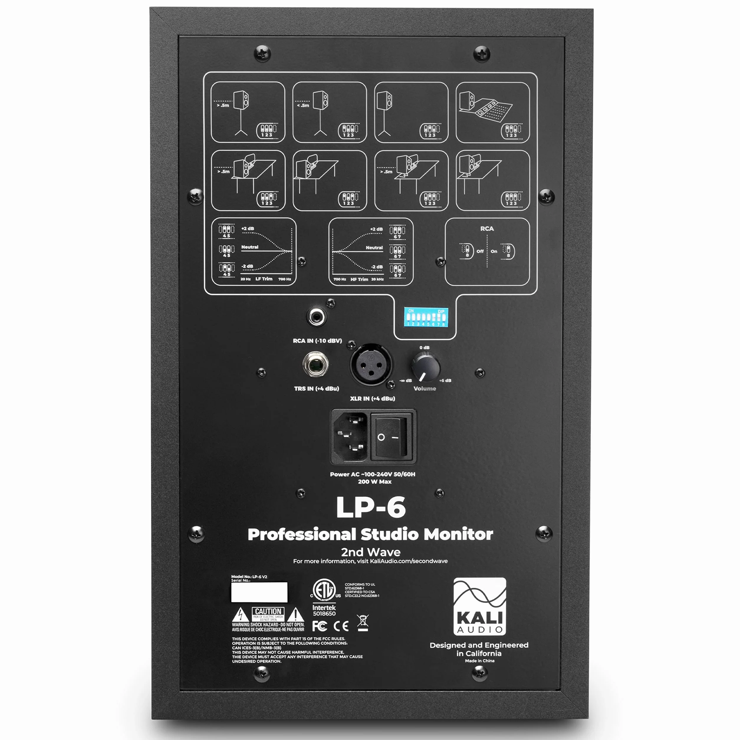 Kali - LP-6 V2 - monitor studyjny 6,5'' bi-amp