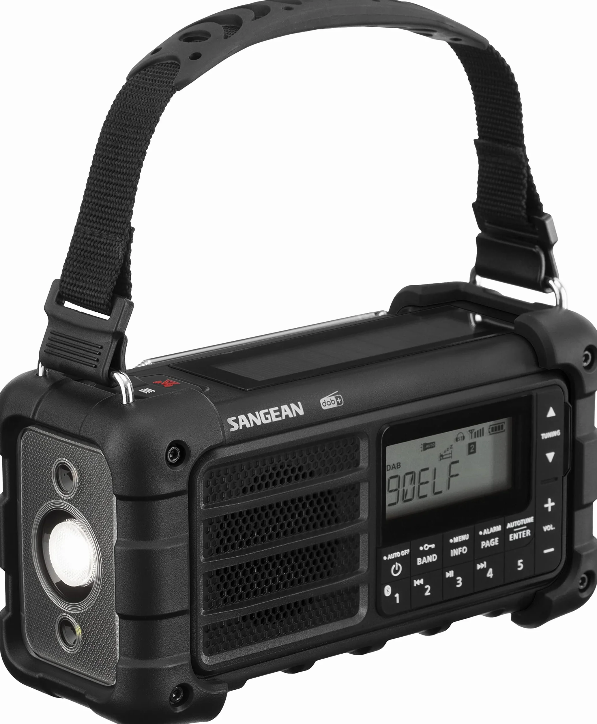 Sangean MMR-99 Radio awaryjne, korba, Solar Czarny z Dab+Med Dab+