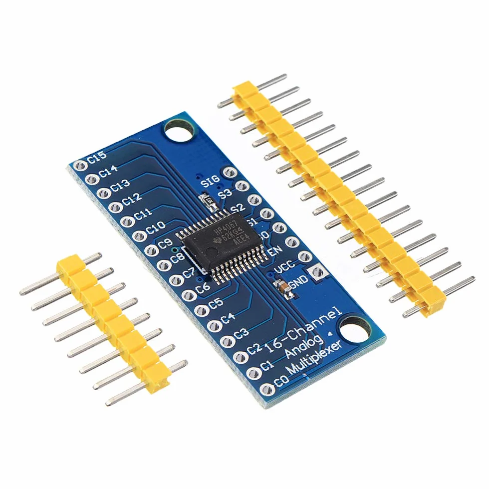 DollaTek 5 szt. CD74HC4067 CMOS 16-kana?owy 16 CH cyfrowy analogowy multiplekser modu? Breakout do Arduino