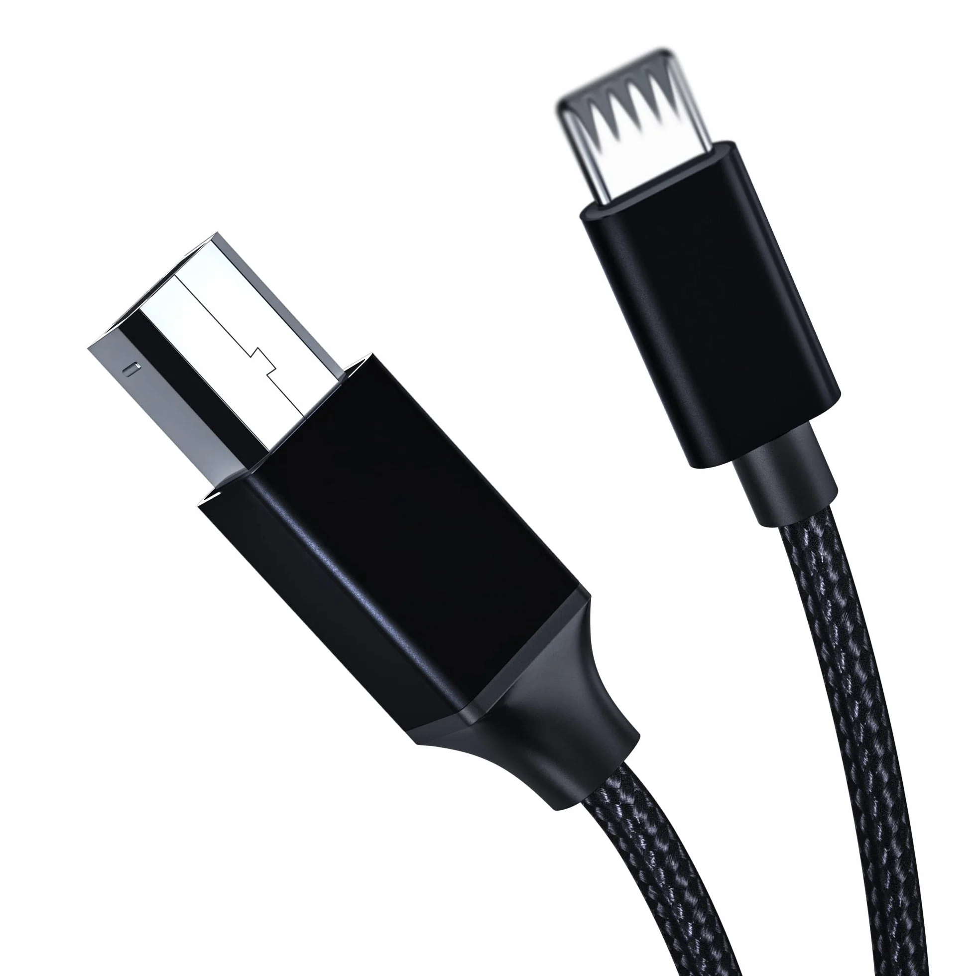 Lightning to MIDI Adapter - USB 2.0 Type B Cable OTG Compatible With iPhone iPad for Piano, MIDI Controller, Keyboard, Audio Interface Recording