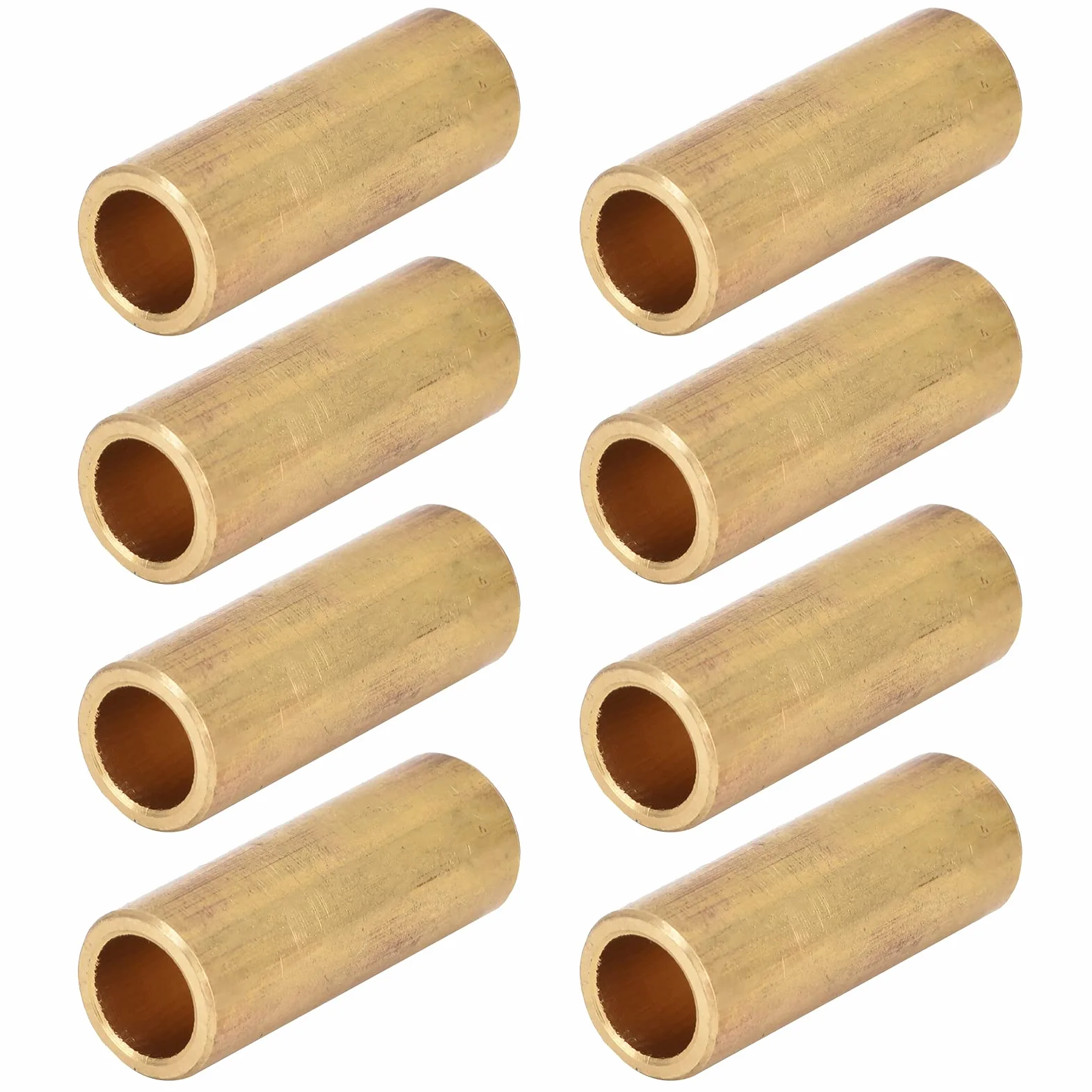 8 szt. tuleja samosmarująca 8 mm otwór x 11 mm średnica zewnętrzna x 30 mm długość mosiężna tuleja do urządzeń elektrycznych