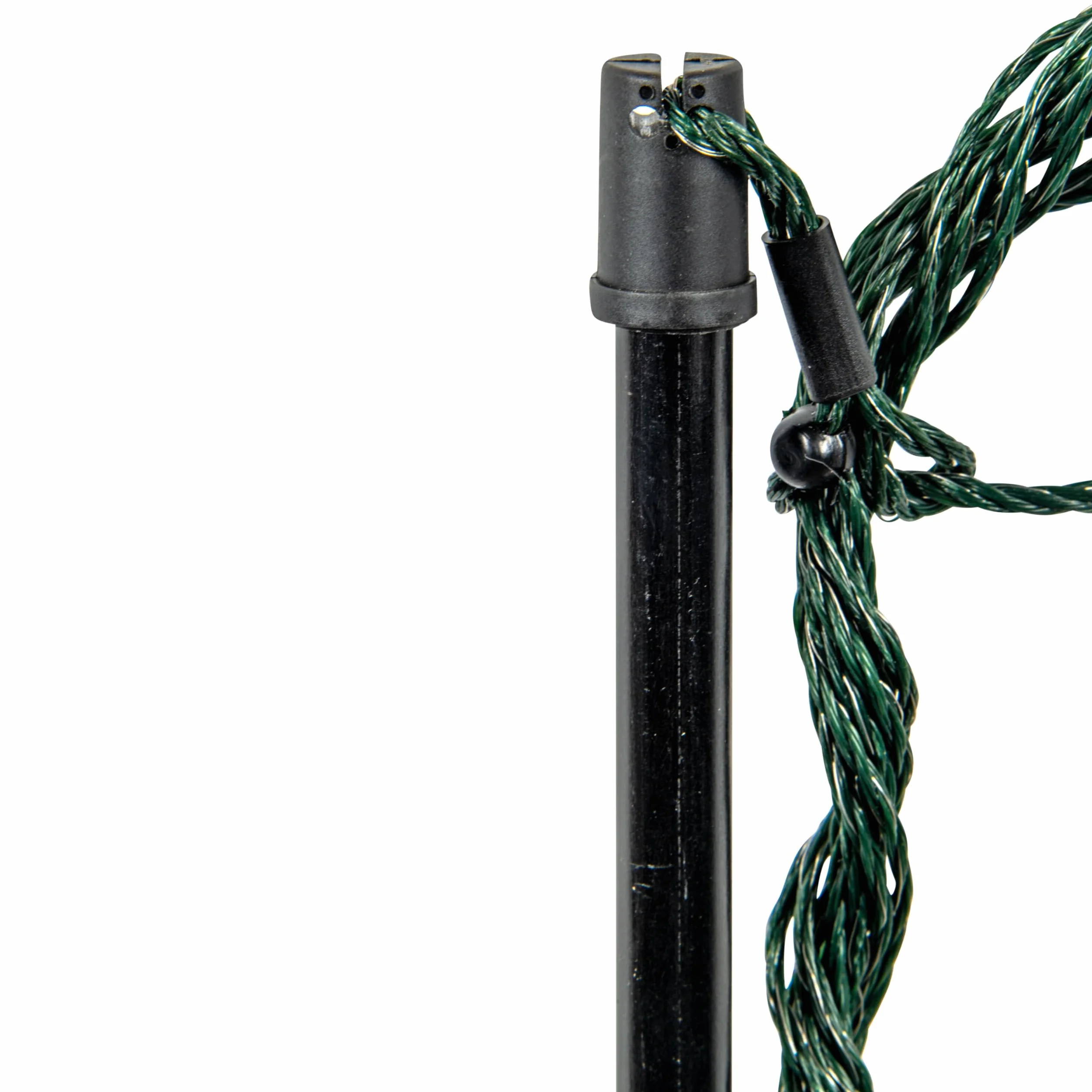 horyzont ogrodzenia drobiu strongLine 110, 9 słupów z włókna szklanego - podwójny kołek, 25 m długości, 110 cm wysokości - wszystko bez prądu, ruchome ogrodzenie dla kur