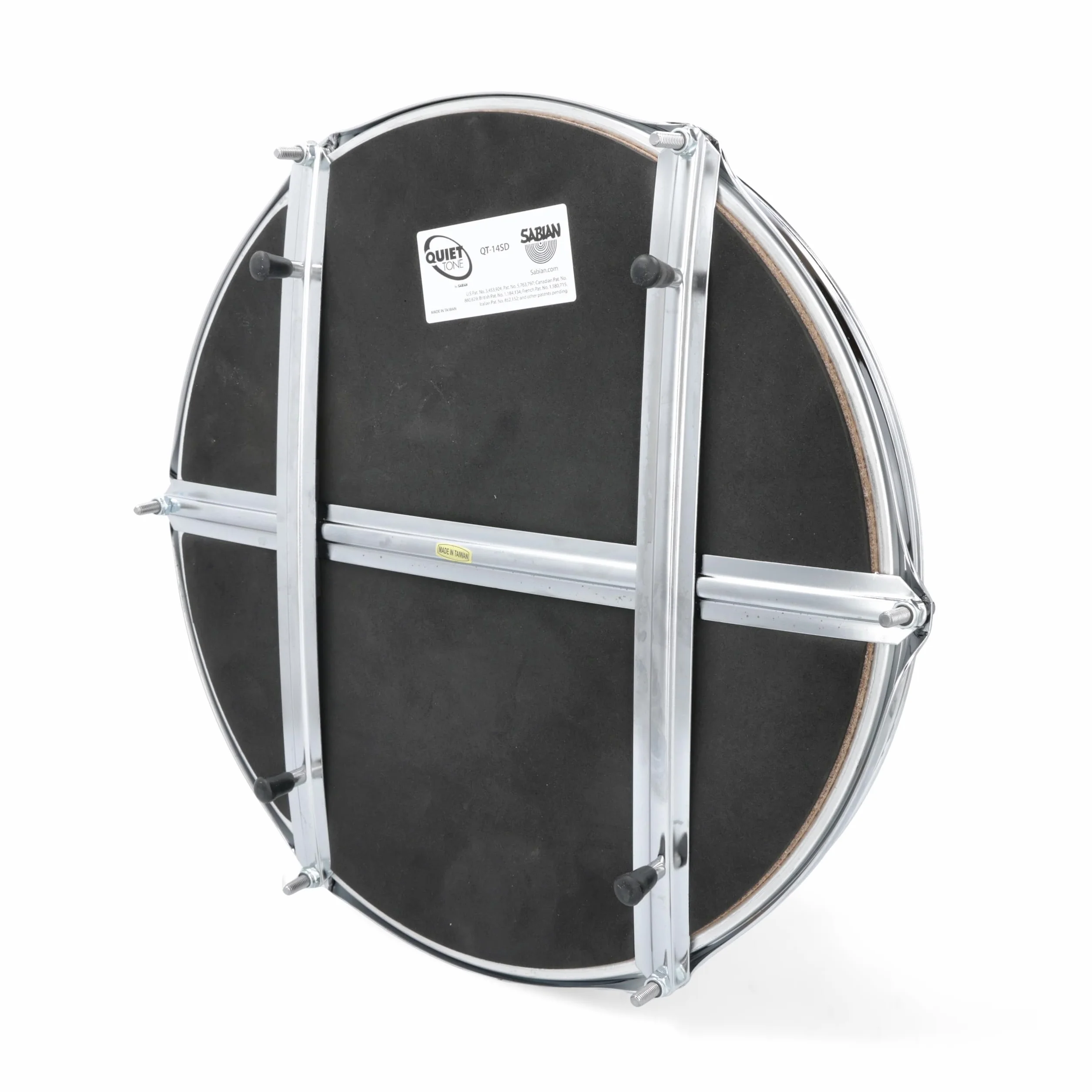 Quiet Tone QT14DCL Classic Snare Drum Pad, 35 cm