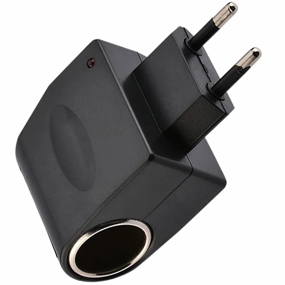 konwerter samochodowy, uniwersalny adapter 220 V AC na 12 V DC, do odkurzacza samochodowego