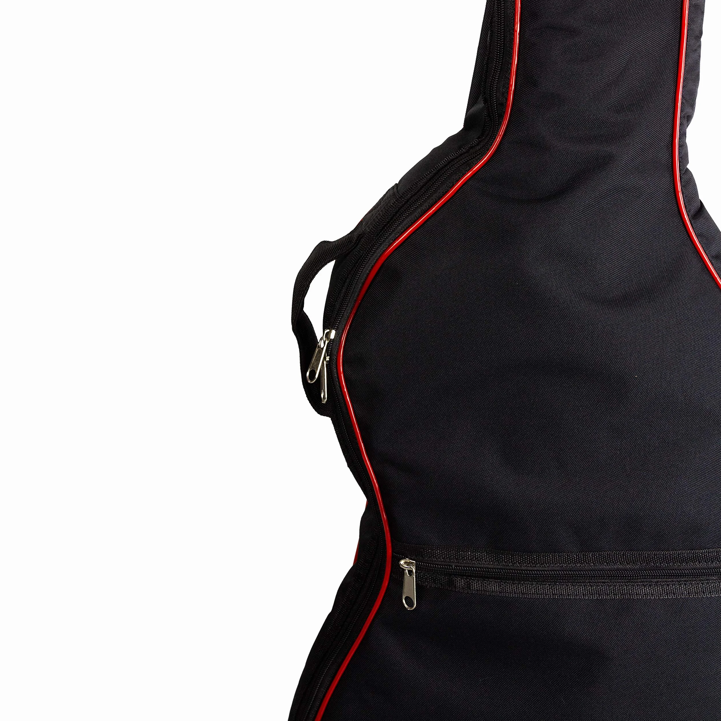 RockJam wzmocniona torba na gitarę basową z uchwytem i paskiem na ramię