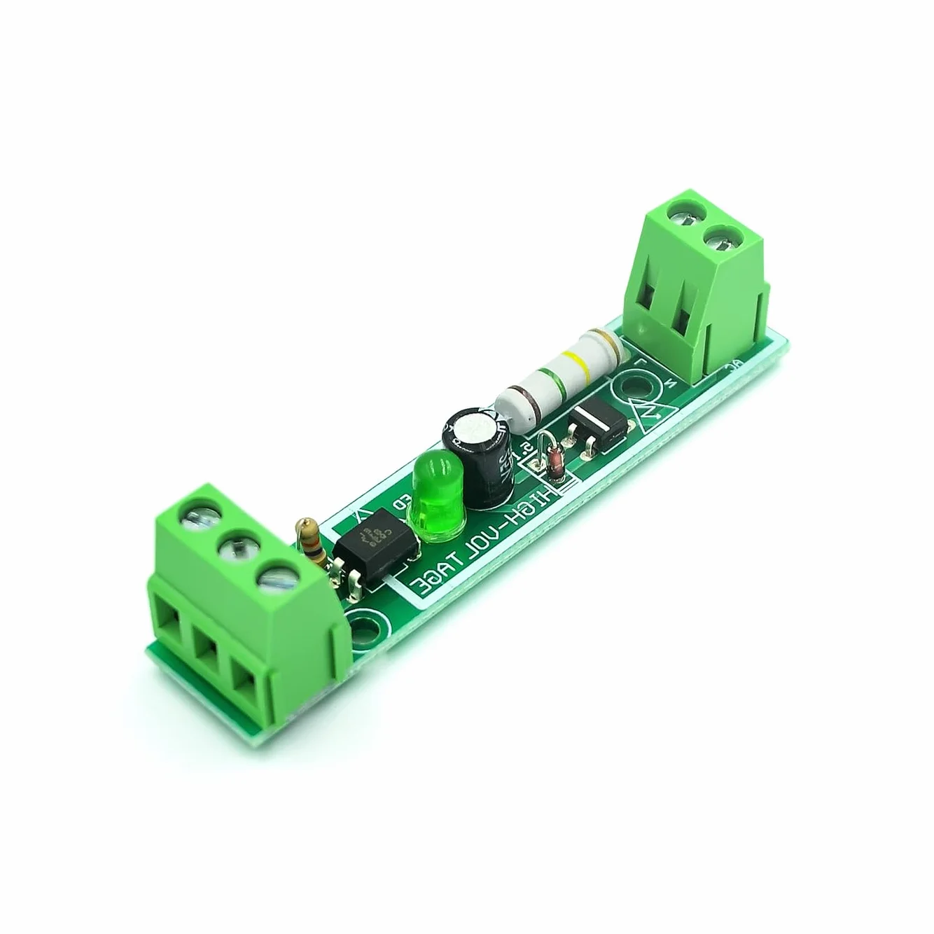 Moduł transoptora Hailege AC 220V (1 kanał) Optoptor AC Moduł wykrywania AC 3-5 V lub PLC 24 V Prąd poziomu dla PLC MCU
