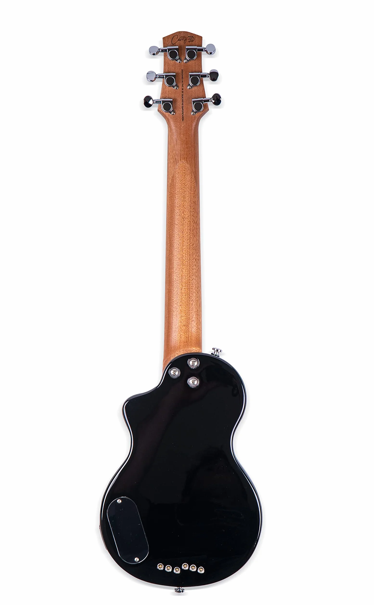 Carry-on By Blackstar BA226016 Mini Jet Black gitara elektryczna – idealna dla dzieci i dorosłych, początkujących i podróży, Czarna