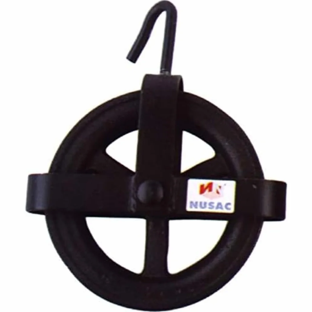 Nusac koło pasowe do studni, z krzyżem, 140 mm,