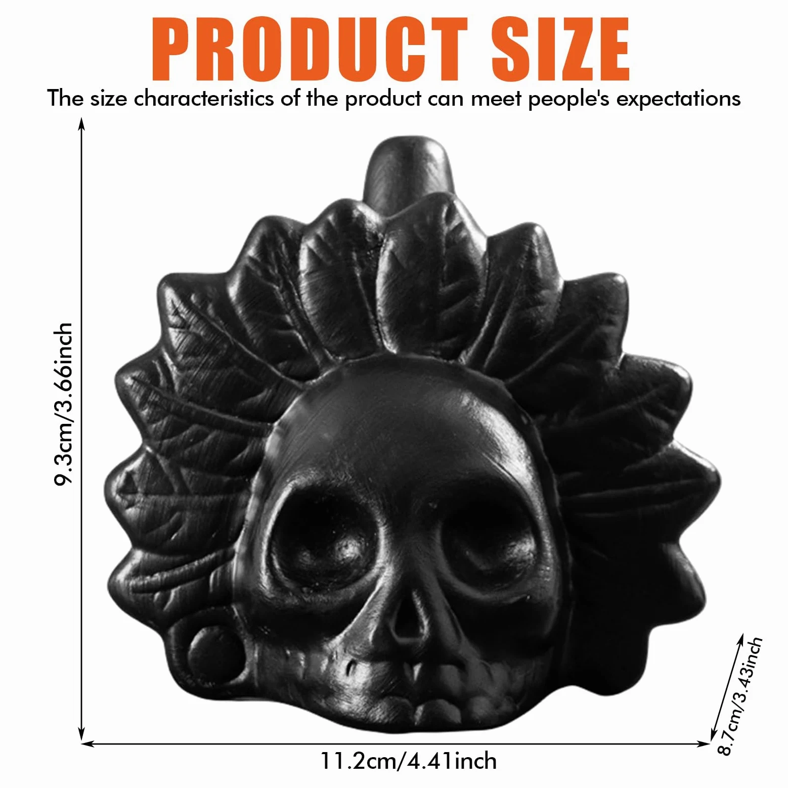 Aztecka gwizdek śmierci, 125 decybeli, krzycząca gwizdek demona z autentycznymi ludzkimi krzykami, gwizdek śmierci Azteków – straszny prezent na Halloween i Dzień Zmarłych ze sznurkiem