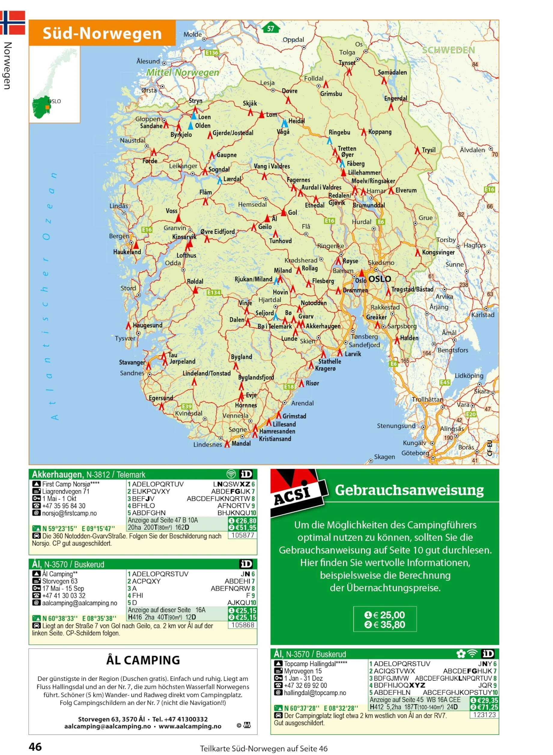 ACSI Campingführer Europa 2026: Bestehend aus 2 Bänden inkl. ACSI CampingCard Ermässigungskarte