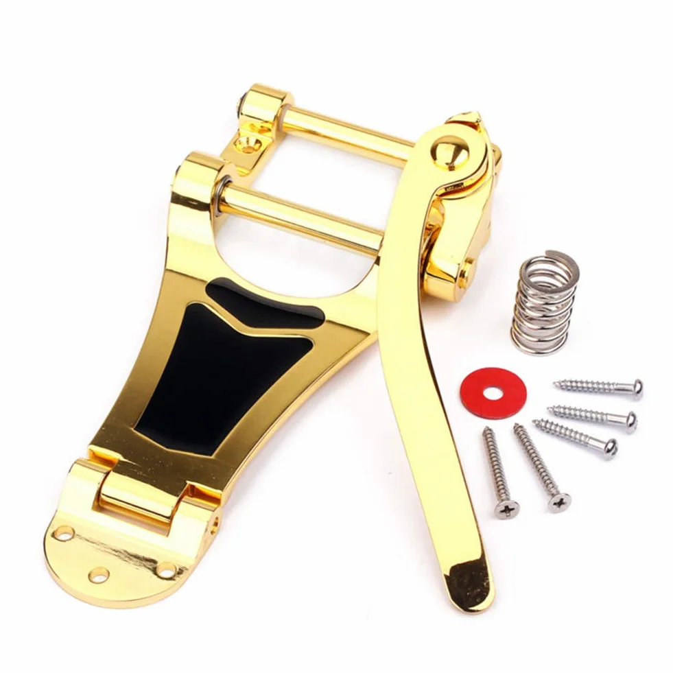 B7 gitara jazzowa Tremolo Vibrato Bridge końcówka do Gibson Bigsby ES355 Epiphone Gold