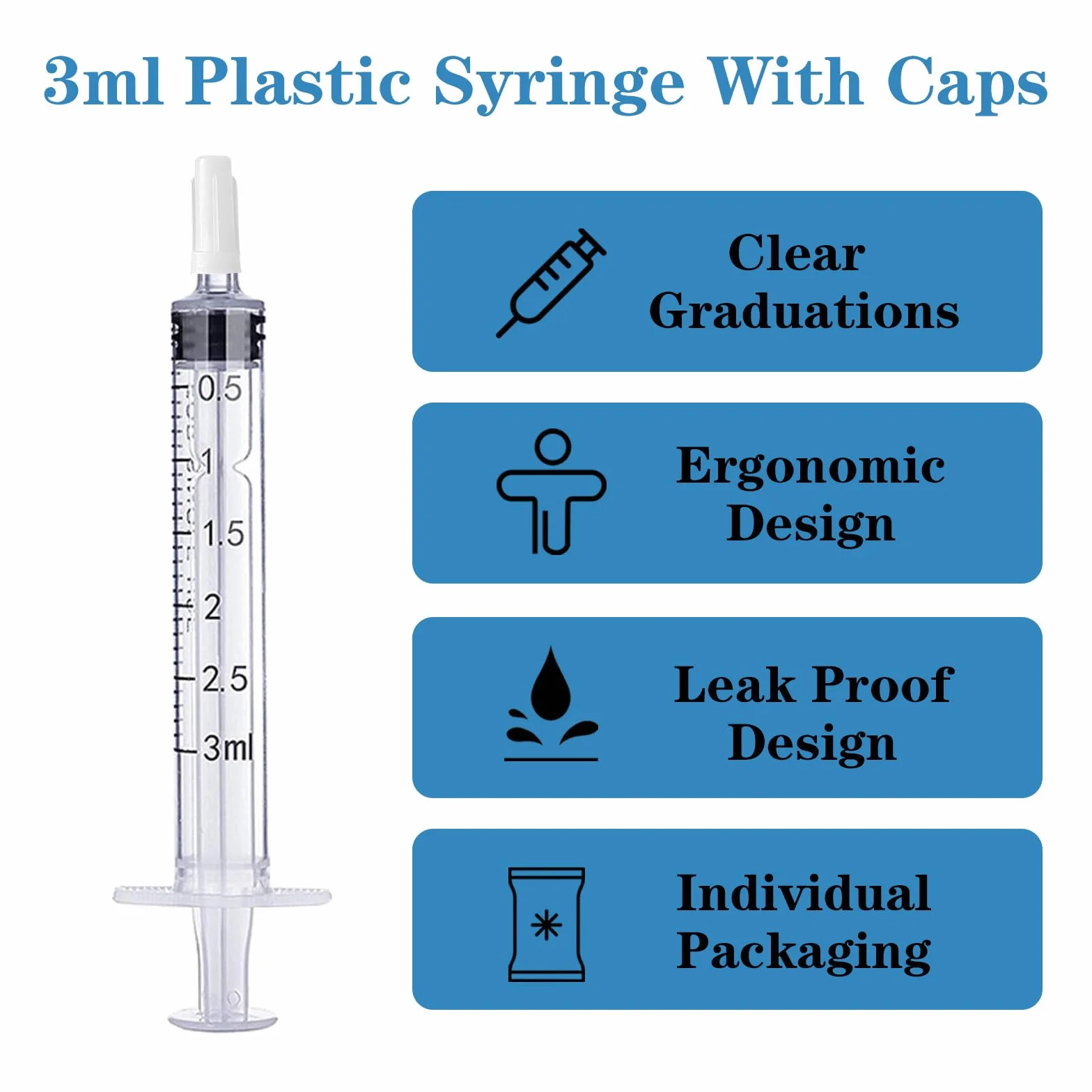 22 strzykawki 3 ml/5 ml, plastikowa strzykawka dozująca, wielokrotnego użytku, z tworzywa sztucznego, strzykawka z siarą, strzykawka pomiarowa, jednorazowa strzykawka do laboratoriów naukowych,