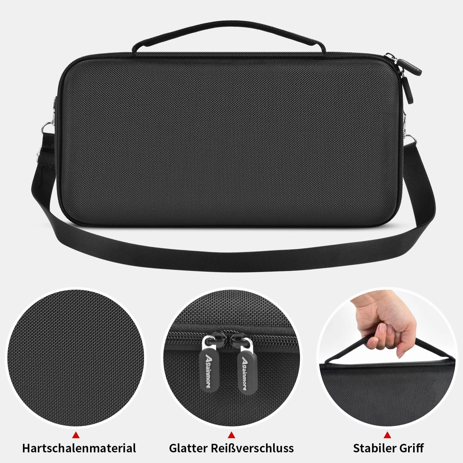 Etui kompatybilne z Apple 2024 Mac mini M4 / M4 Pro z chipem, organizer Hard Electronics pasuje do klawiatury, Magic Mouse, ładowarki i akcesoriów (tylko pudełko) - czarne