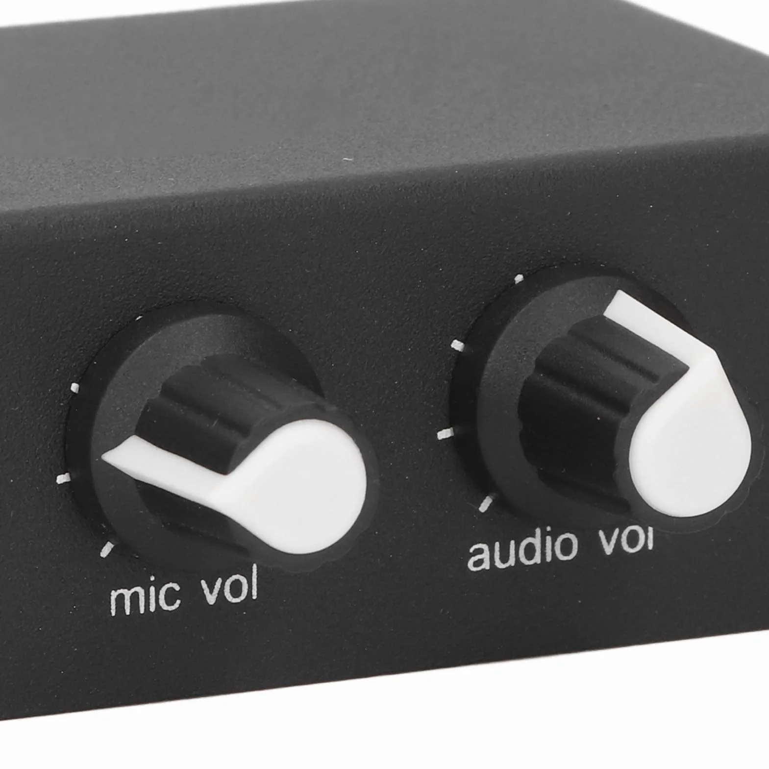 Przedwzmacniacz Mikrofonowy, 6,5 Mm Mikrofon 3,5 Mm Wzmacniacz Miksujący muzykę, Mikrofon Mikser Muzyczny Rejestrator Przedwzmacniacz Mikrofonowy z Niezależnym Pokrętłem DC 5–12 V