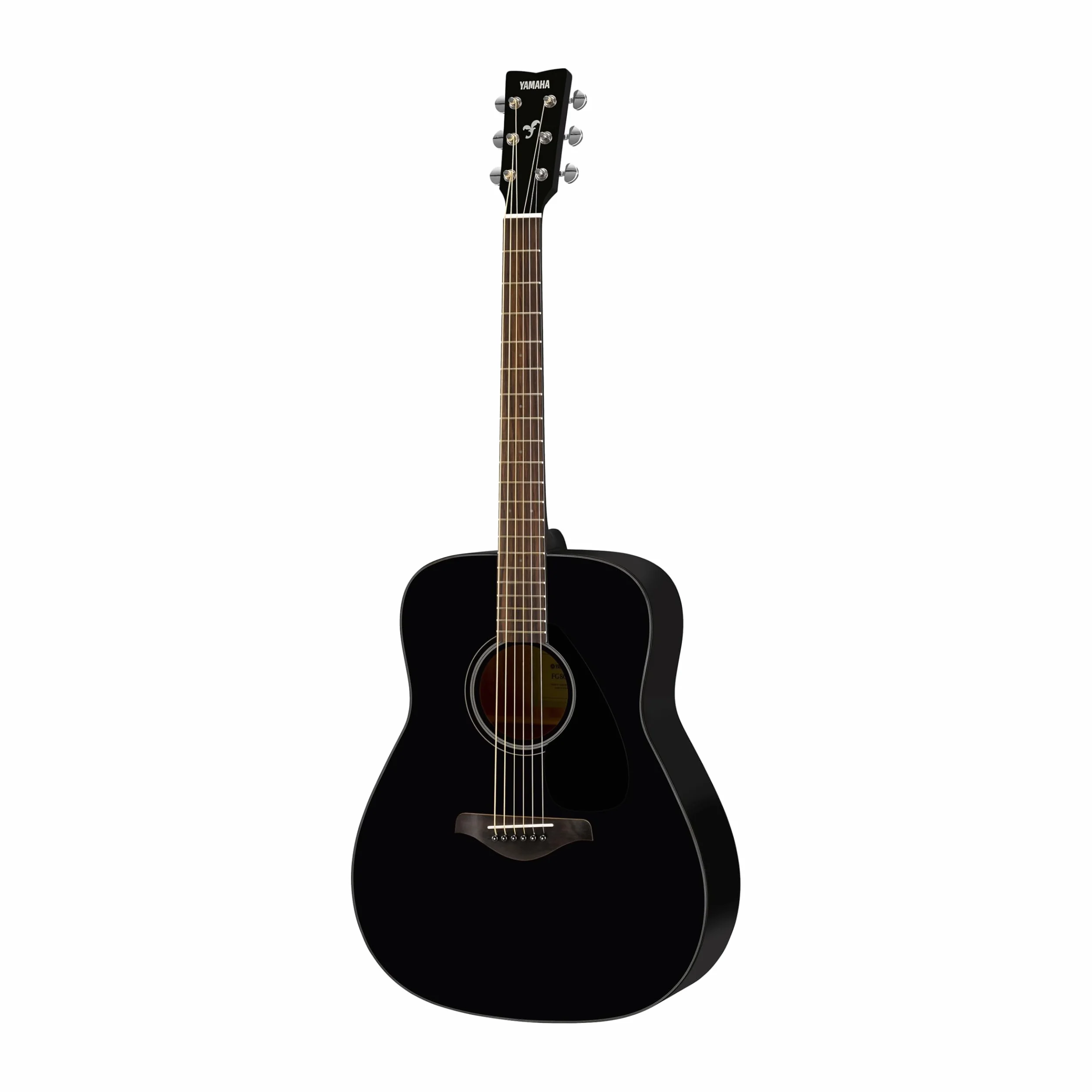 Yamaha FG800 Gitara Westernowa Akustyczna, Czarna - Autentyczny Dźwięk dla Początkujących i Dorosłych, 4/4 z Drewna