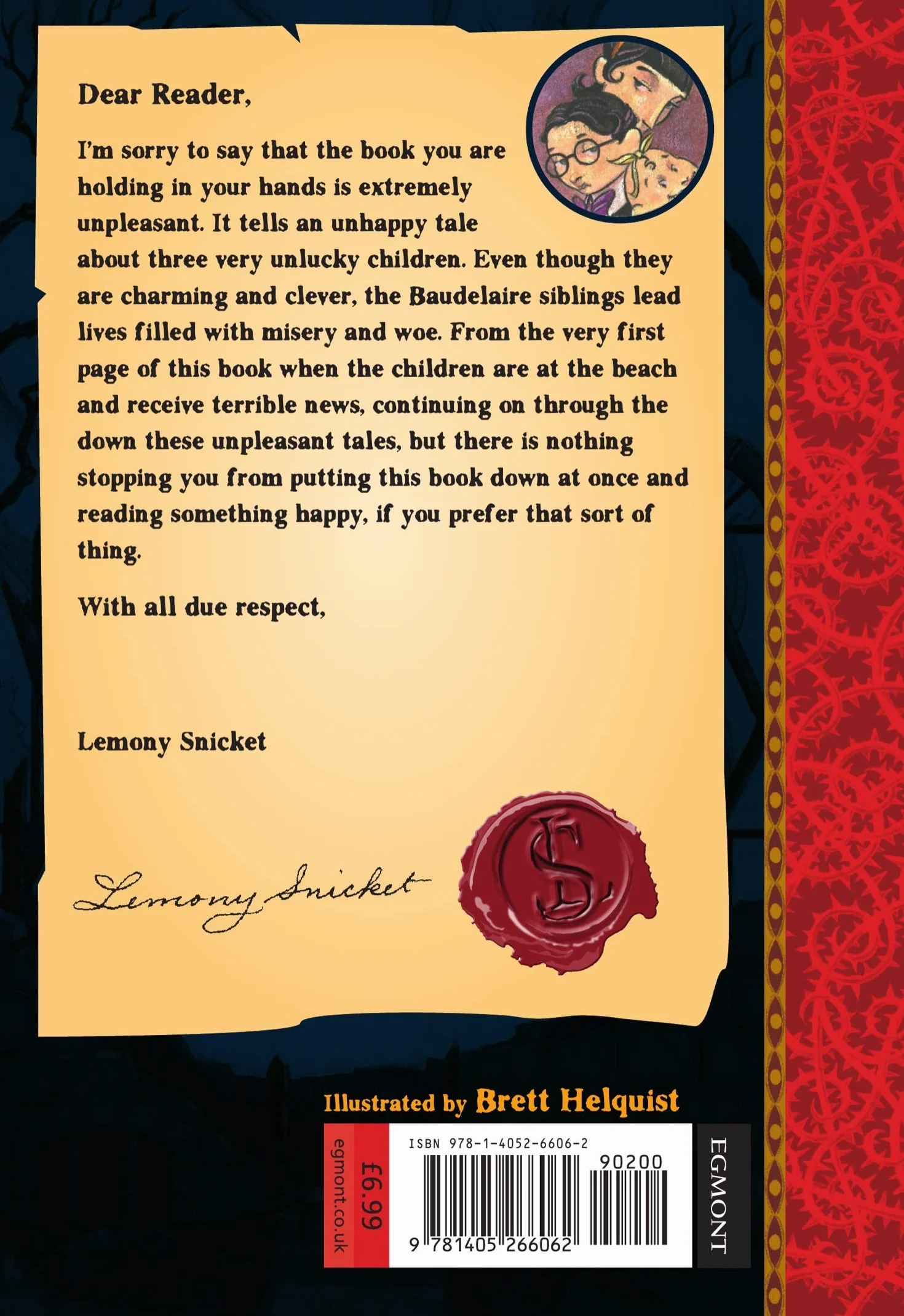 The Bad Beginning: the very 1st book in Lemony Snicket’s classic children’s mystery series: 1