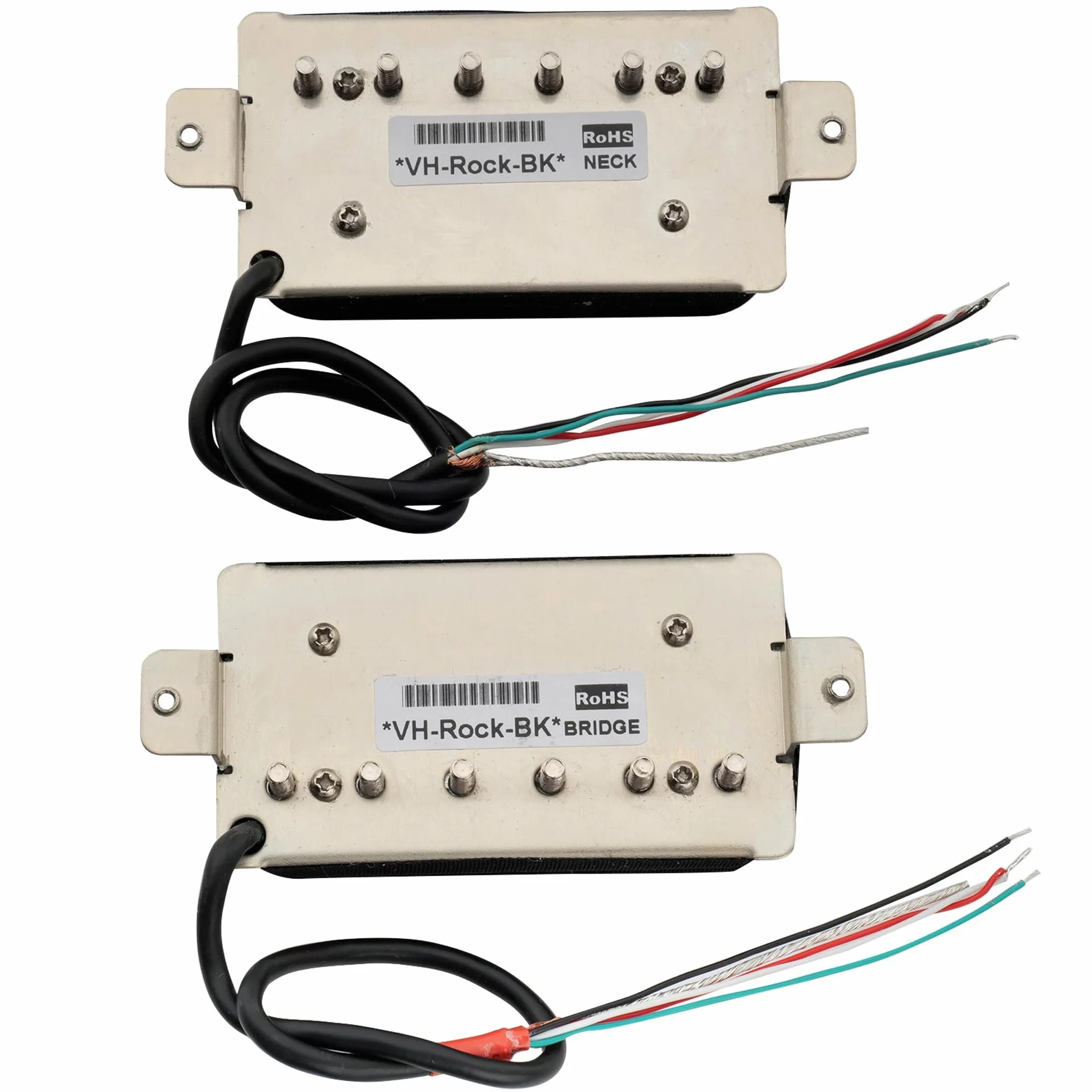 Artec VH-Rock Odsłona Alnico 5 Przetwornik Humbucker Neck Bridge Pickup Set do Gitary Elektrycznej, Czarny