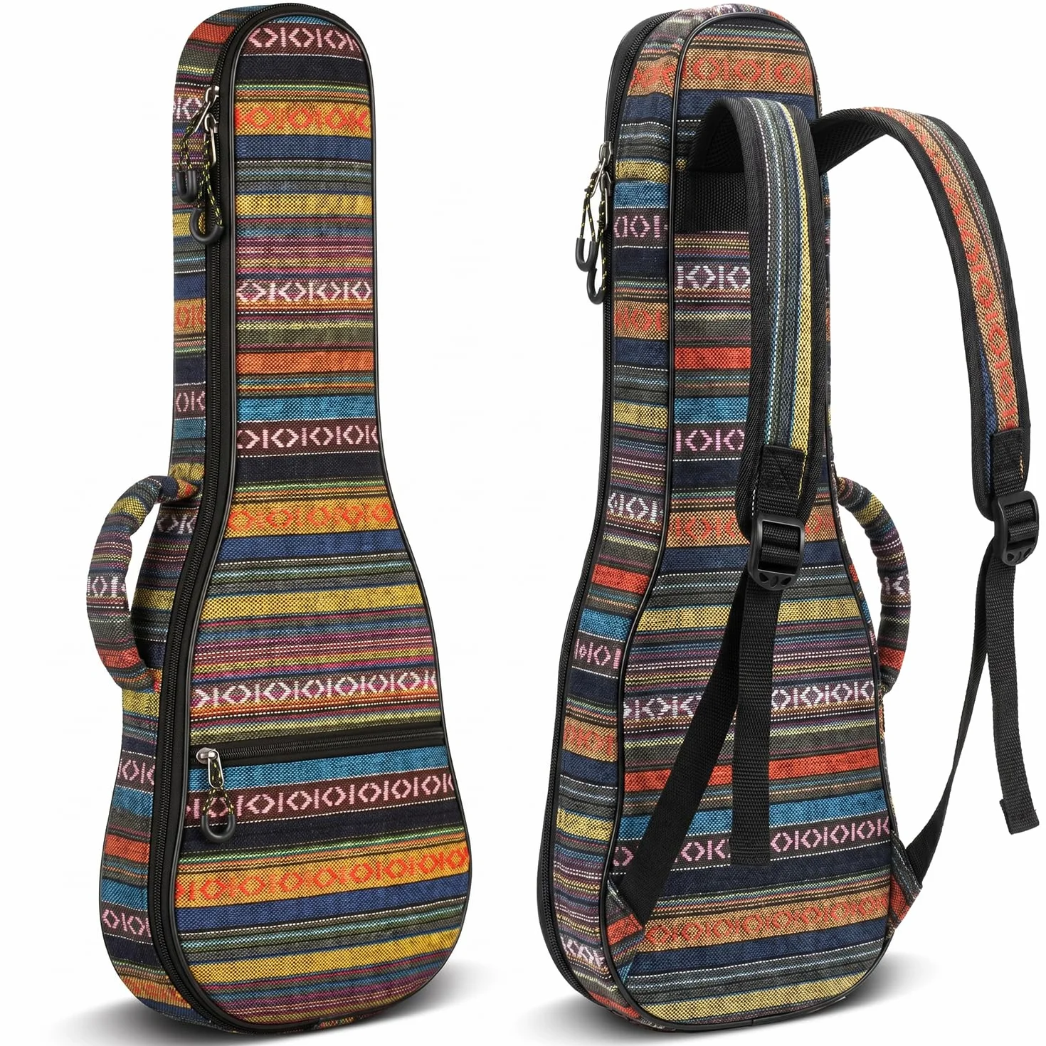 CAHAYA Torba na ukulele 23 cale Gigbag pokrowiec bawełna nylon 9 mm wyściełana CY0131-2