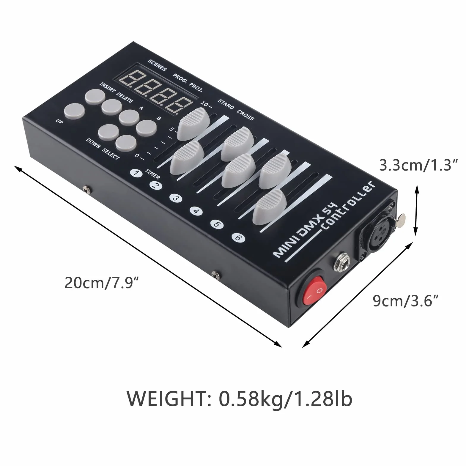 Kontroler DMX 512 54 Kanałowy Mini Light Controller DJ Disco Stage Light
