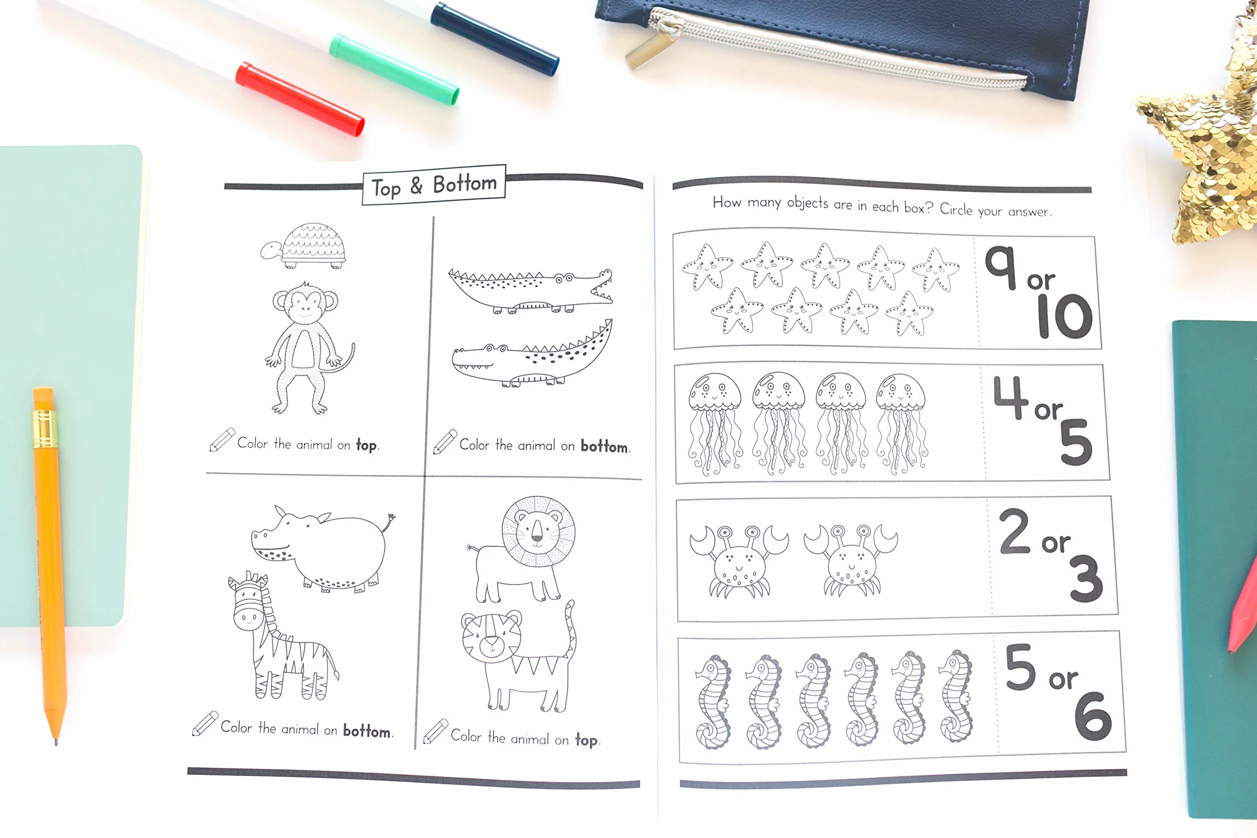 Preschool Math Workbook for Toddlers Ages 2-4: Beginner Math Preschool Learning Book with Number Tracing and Matching Activities for 2, 3 and 4 year olds and kindergarten prep