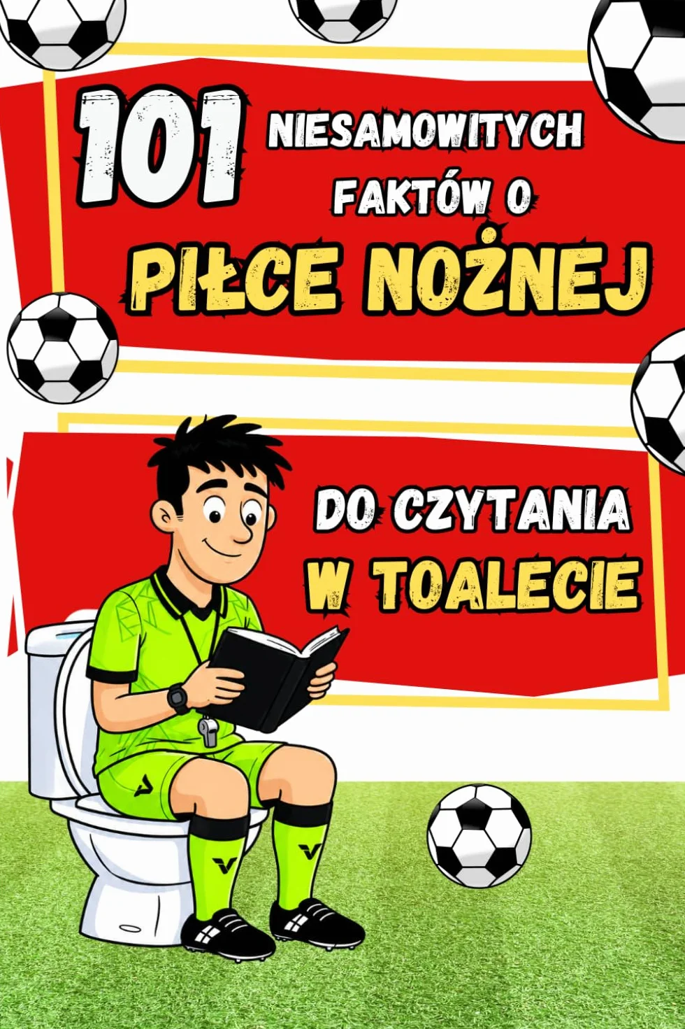 101 Ciekawostek o Piłce Nożnej do Czytania w Toalecie: Niesamowite fakty i rekordy piłkarskie, gdy nadejdzie czas na dwójeczkę. Idealny prezent dla dzieci i młodych fanów futbolu!