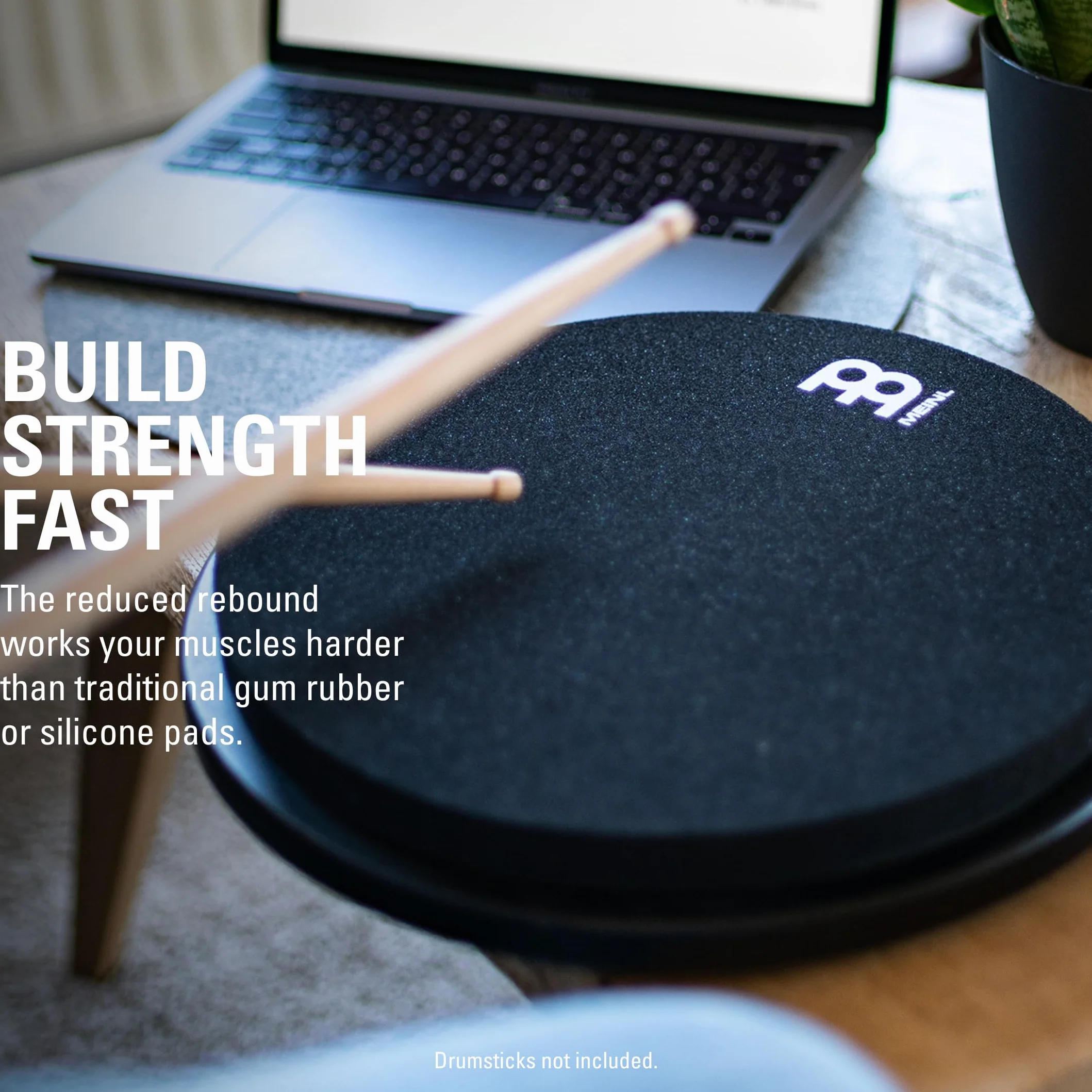 Meinl 12" Marshmallow Pad Black Base