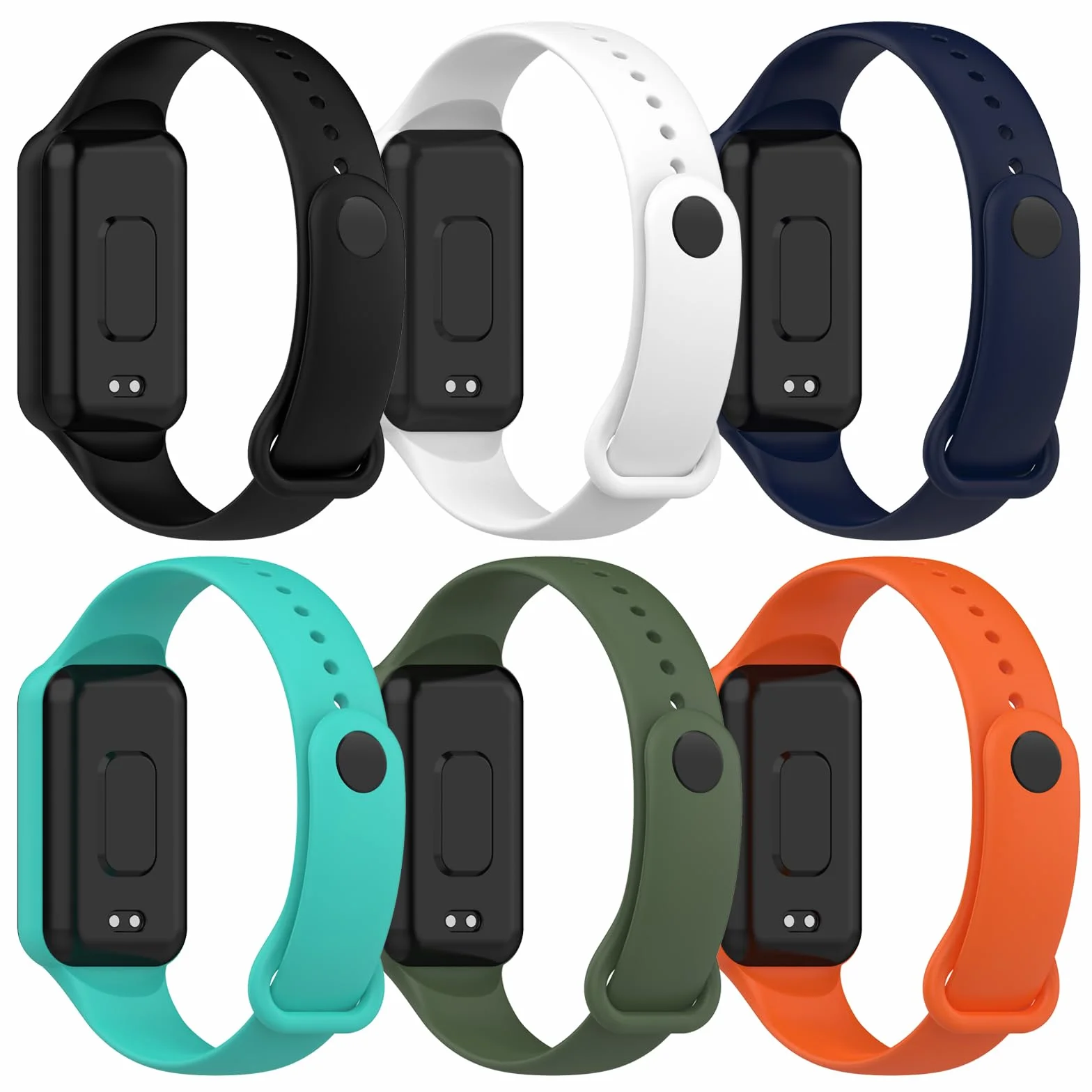 BDIG Silikonowa bransoletka sportowa, kompatybilna z Amazfit Band 7, dla kobiet i mężczyzn, bransoletka zastępcza, kompatybilna z Amazfit Band 7