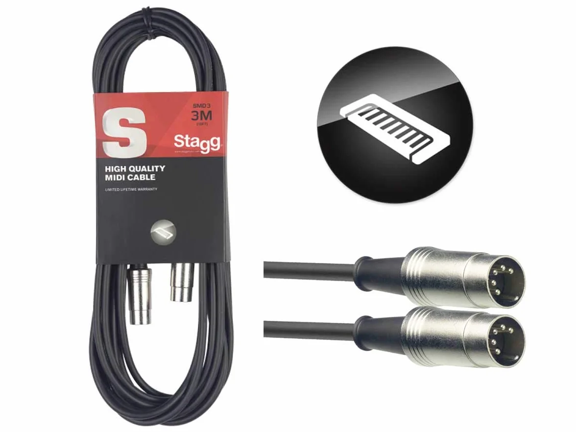 Kabel Stagg 3M MIDI