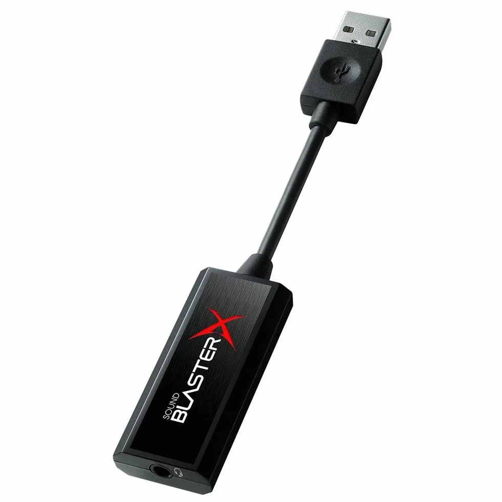 Creative Sound Blaster X 70SB171000000, Przenośna Karta Dźwiękowa z 7.1 i Wzmacniaczem, Czarny