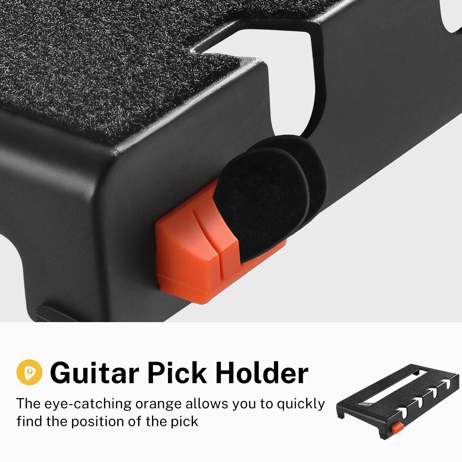 Donner Pedalboard gitarowy, mały przenośny zestaw pedałów efektów DB-2, wodoodporna torba z klejem na rzep i urządzenie do montażu zasilacza, rozmiar 44 cm x 26 cm x 13 cm