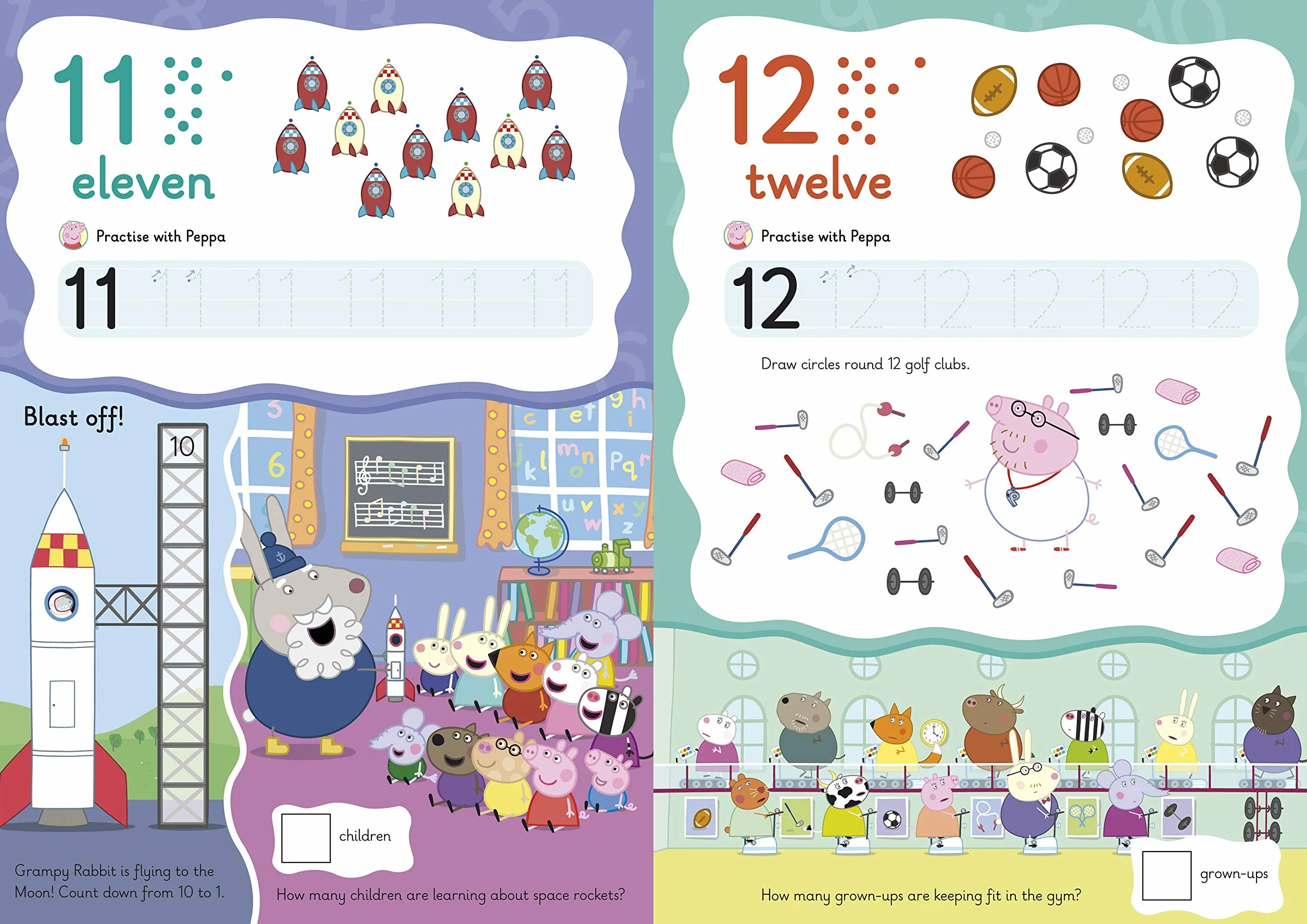 Peppa Pig: Practise with Peppa: Wipe-Clean First Counting