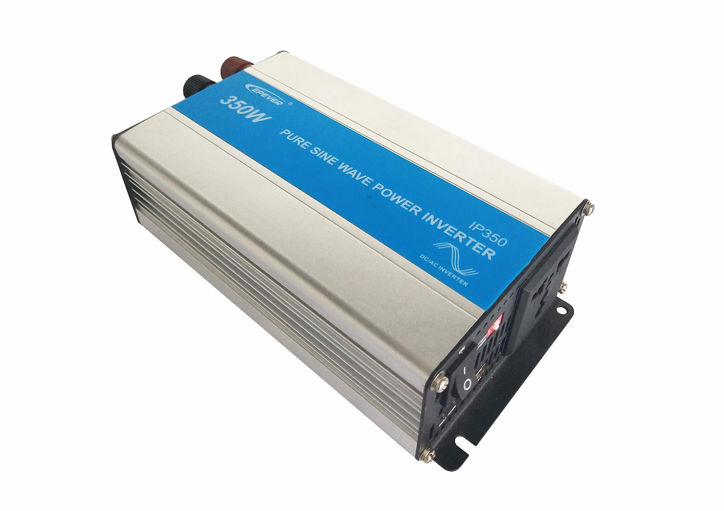 EPEVER IPower Series IP350 – 12 przetwornica napięcia, sinusoidalna, 350 W, 12 V DC na 230 V AC, idealna do oświetlenia awaryjnego off-grid w gospodarstwie domowym, systemów montowanych w pojeździe itd.