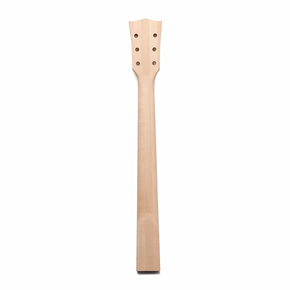 Alnicov Szyjka do gitary elektrycznej, DIY, 22 progów, szyja klonowa, palisander, podstrunnica z białymi kropkami, wkładka do gitar Gibson LP, zamiennik części