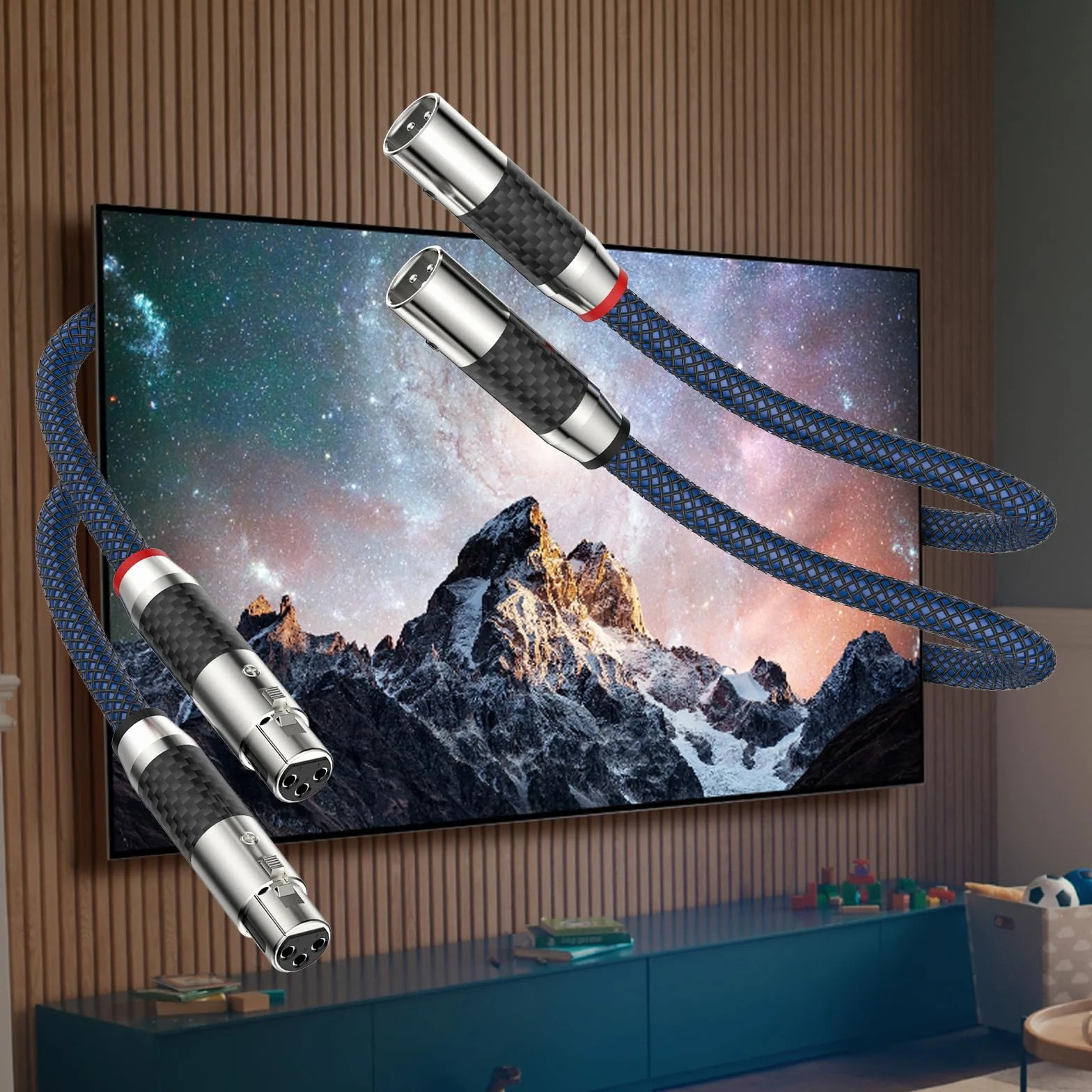 Tertullus Kabel audio XLR 1m OFC do sprzętu stereo