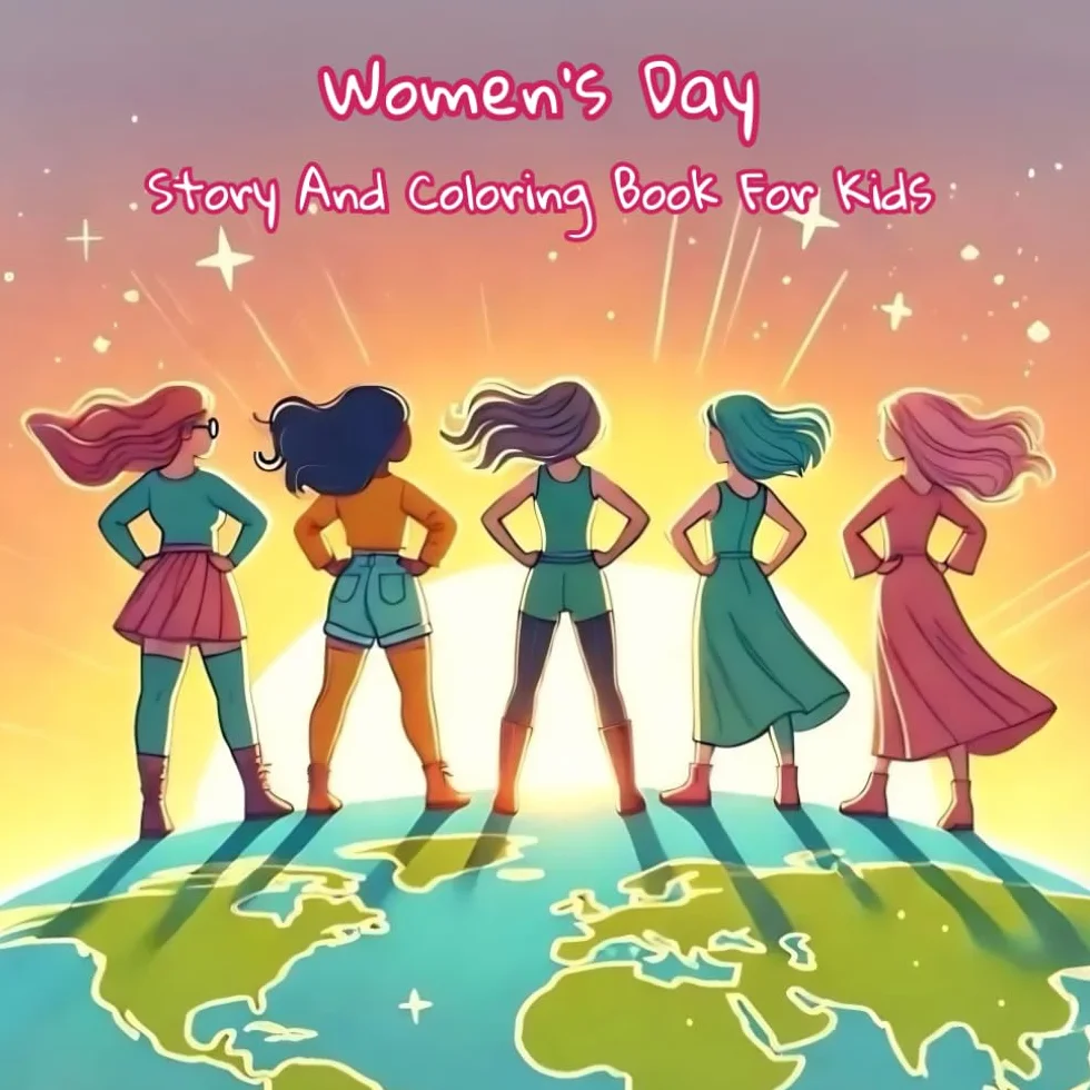 Women's Day: Story And Coloring Book For Kids