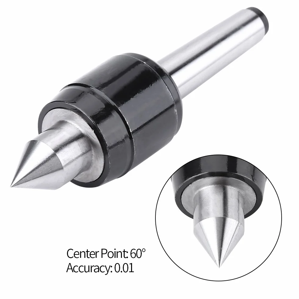 MK2 Live Center mitlaufende Körnerspitze Precision Revolving Stahl Punkt 60 Grad für Machine Taper CNC Drehmaschine Werkzeug