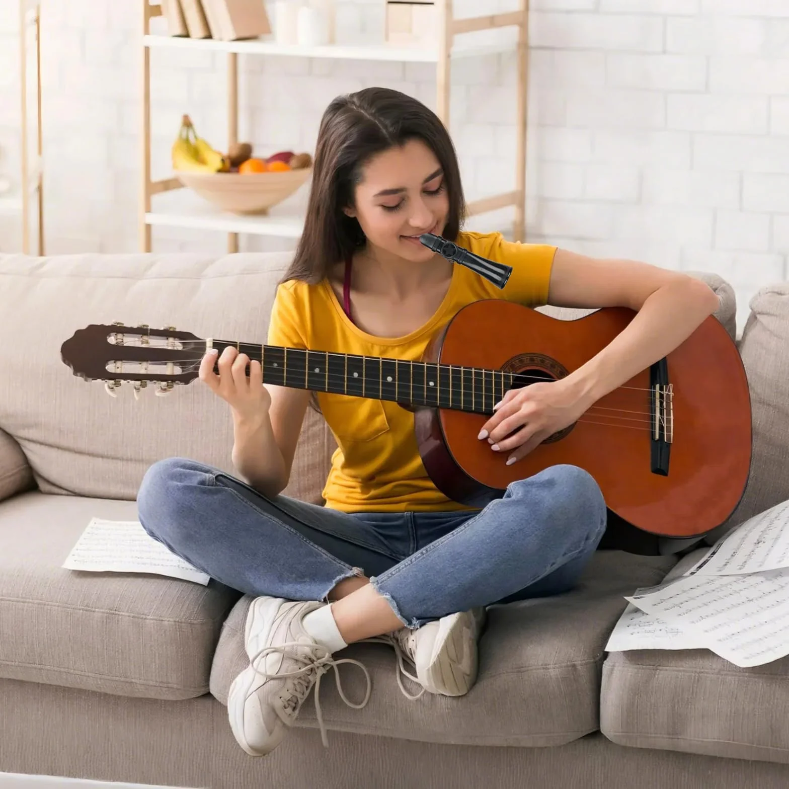 Kazoo Instrument instrument muzyczny dla dzieci i dorosłych – lekki i przenośny instrument muzyczny do ust – łatwy do zabawy w podróży, na święta i akompaniament śpiewu