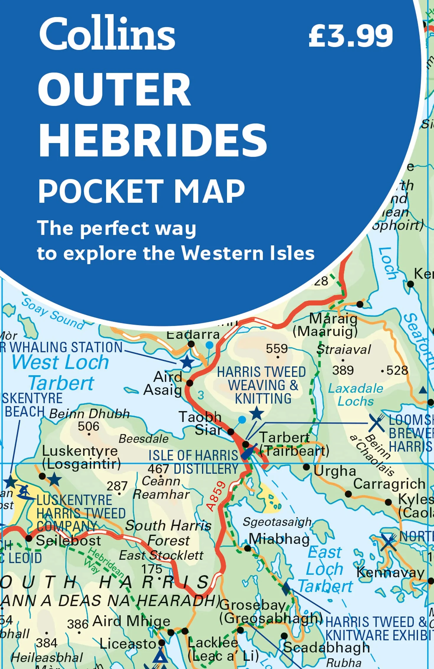 Outer Hebrides Pocket Map: The perfect way to explore the Western Isles