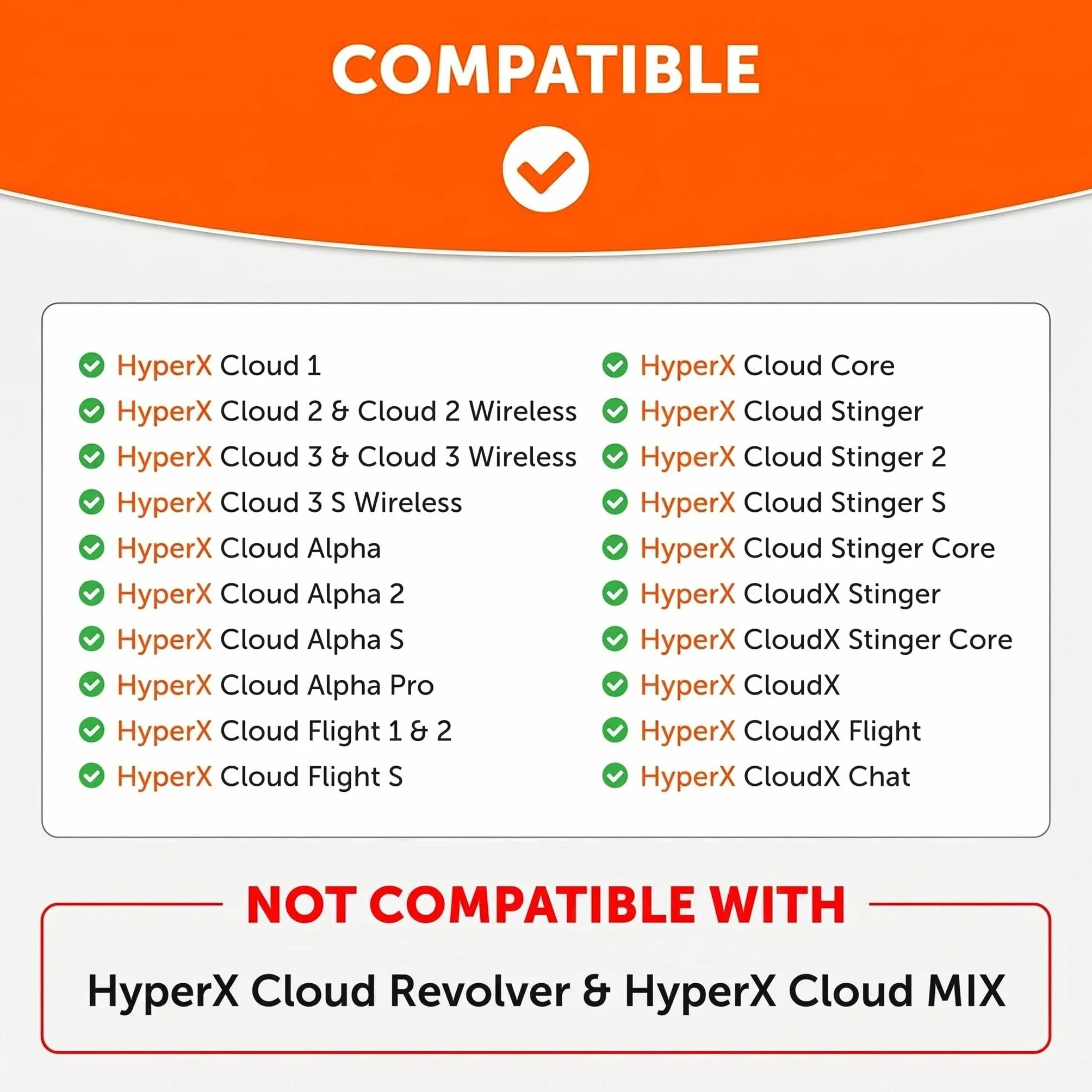 WC FreeZe V2 Cloud – kątowe chłodzące nauszniki żelowe kompatybilne z serią HyperX Cloud firmy Wicked Cushions | Nowy materiał chłodzący FreeZe V2, wyjątkowo gruby | Black