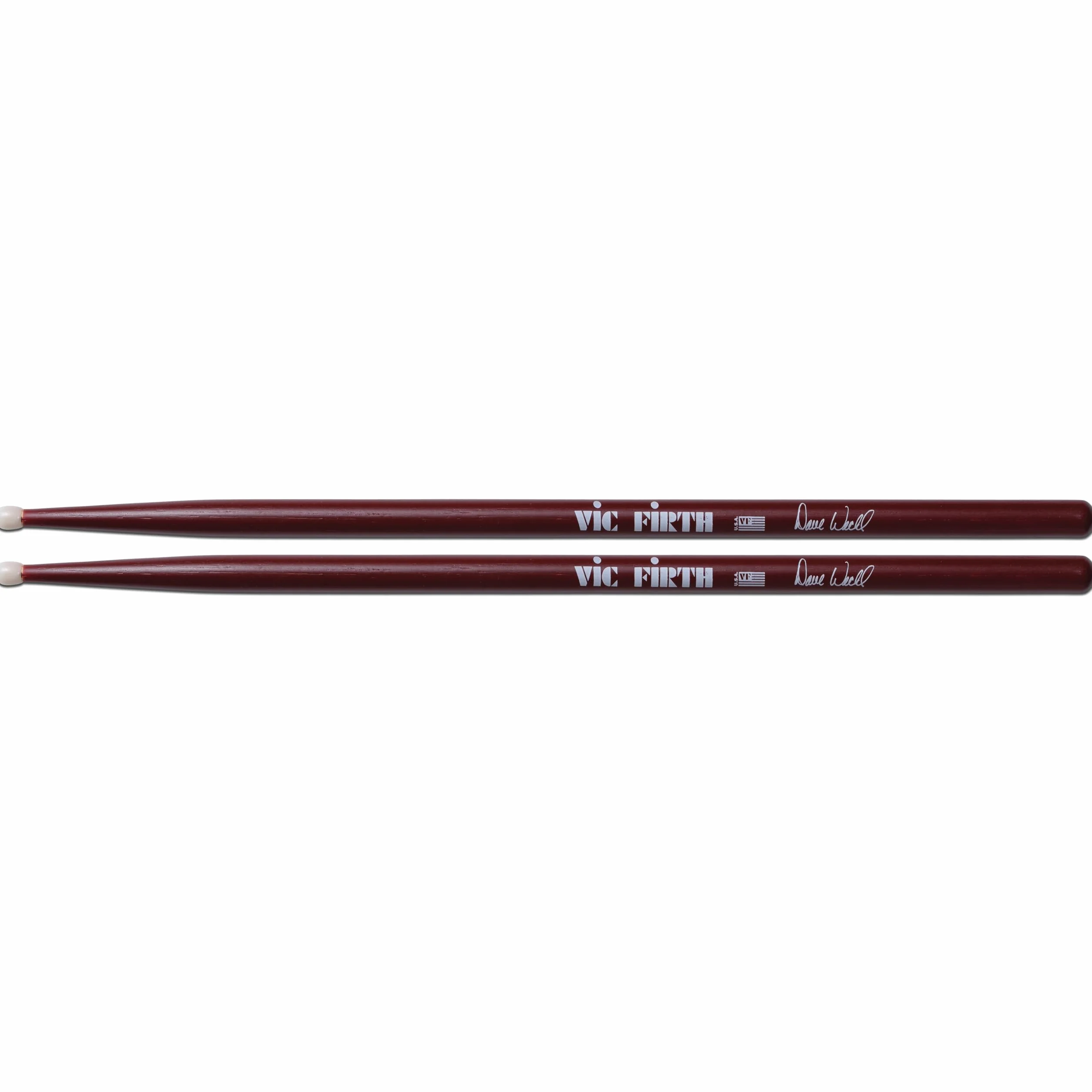 Vic Firth Dave Weckl podpis amerykańska hikory nylonowa końcówka pałeczki