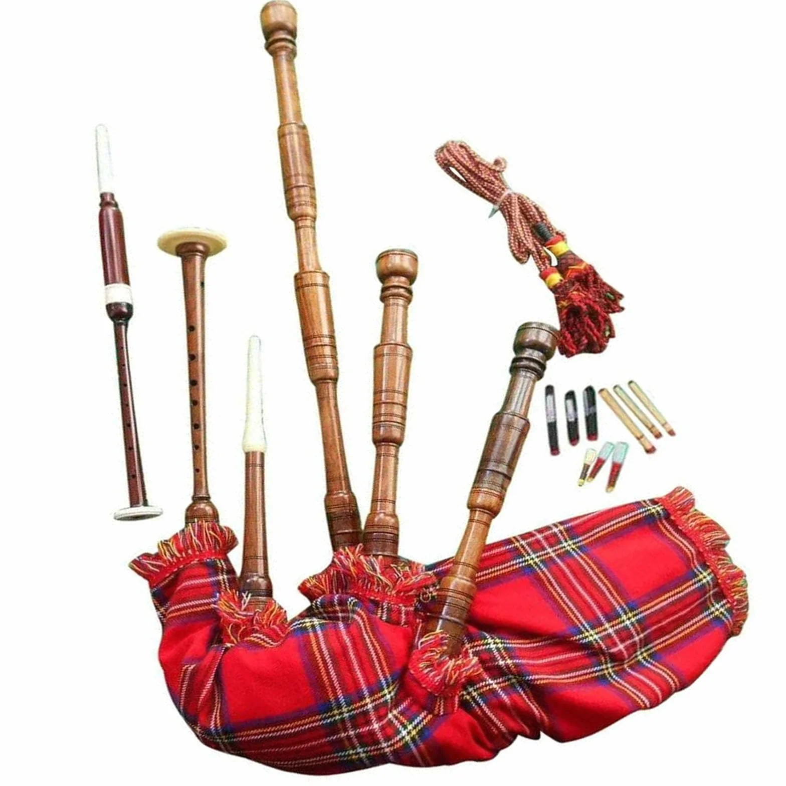 TC Scottish Great Highland Dudy Palisander Pełny zestaw/worek dudelkowy / Gaita/dudy