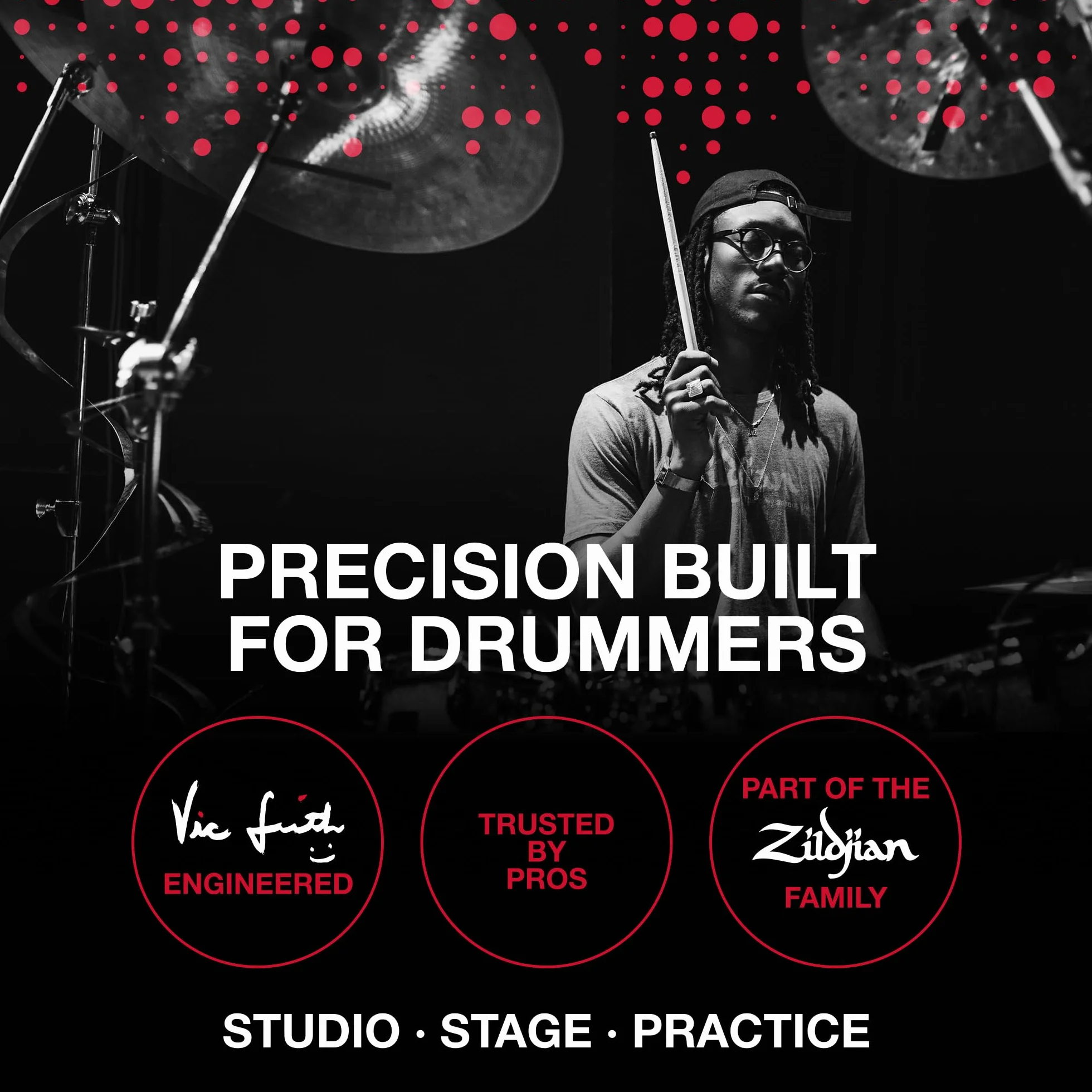 Vic Firth Corpsmaster Signature John Mapes Multi-Tenor Sticks Pałki perkusyjne