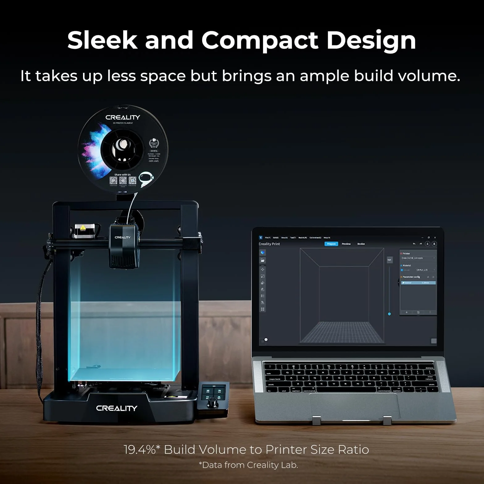 Creality Ender 3 V3 SE drukarka 3D, szybsza prędkość drukowania 250 mm/s, z wytłaczarką Sprite Direct, podwójna oś Z, CR Touch, automatyczna niwelacja, rozmiar druku 220 x 220 x 250 mm
