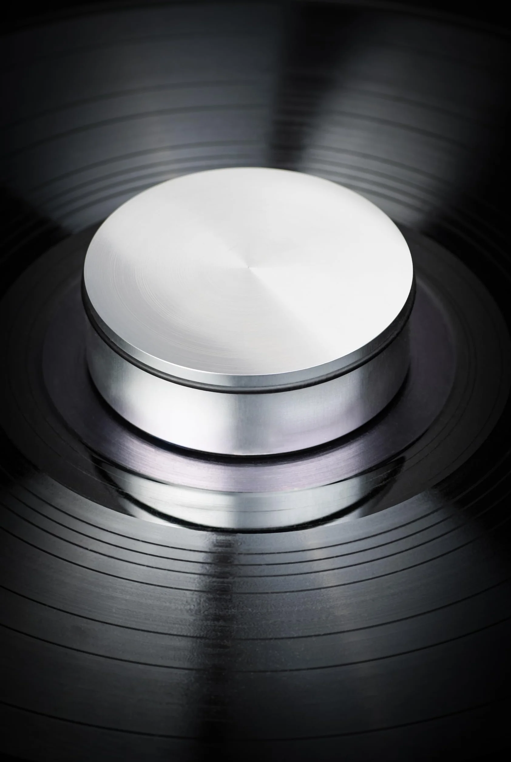 Pro-Ject Record Puck S, elegancki ciężar płyty z aluminium do redukcji niepożądanych rezonansów (srebrny)