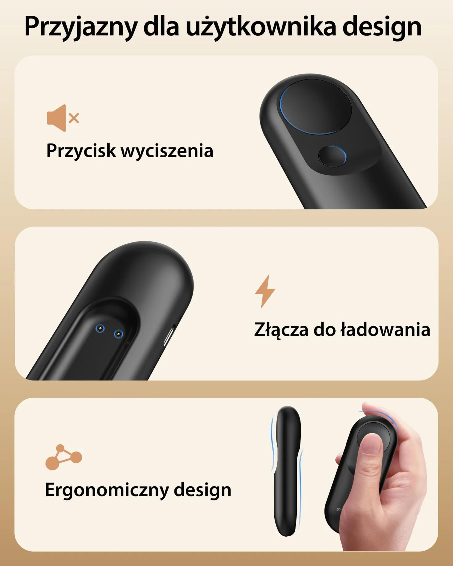 Stouchi Remote Control Page Turner do Kindle Paperwhite Akcesoria Colorsoft Oasis Scribe eReaders 2 w 1 Magnetyczny Kindle Clicker Lekki do Kindle iPad Tablet z Paskiem na Nadgarstek-Czarny