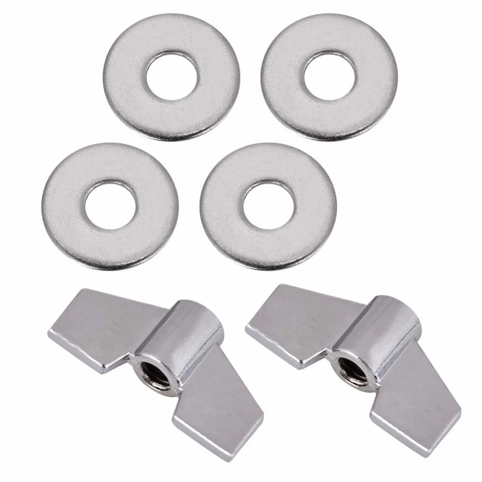Alomejor Cymbal akcesoria zamienne filc cymbal Hi-Hat sprzęgło filcowe nakrycie głowy kubek filcowe rękawy z podstawowymi nakrętkami skrzydełkowymi i podkładką talerzową do zestawu perkusyjnego