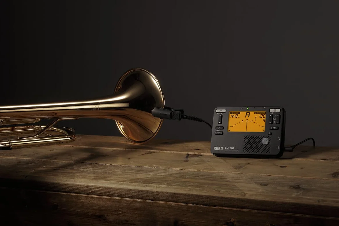Korg TM70 – Kieszonkowy Metronomu i Tuner Chromatycznego – Czarny