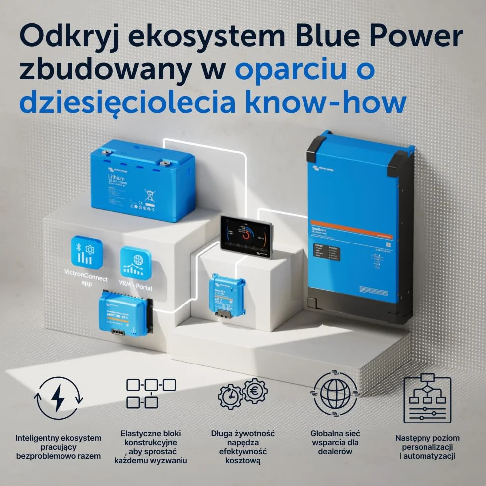Victron Energy SmartSolar MPPT 100V 15 amp 12/24-Volt Kontroler Ładowania Słonecznego (Bluetooth)